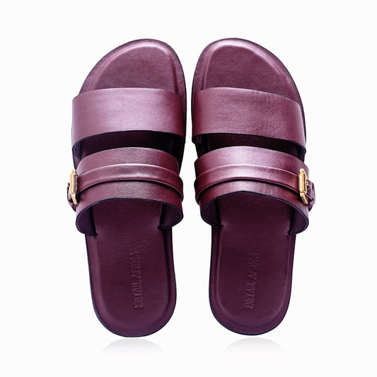 Mechi slippers - Wine
