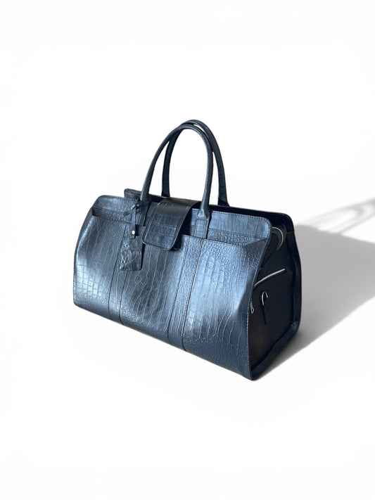 side view of detail africa tourman duffle bag