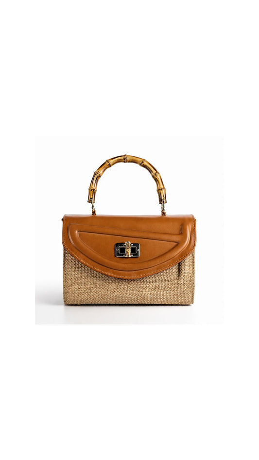 Homa Bag - Brown Rattan