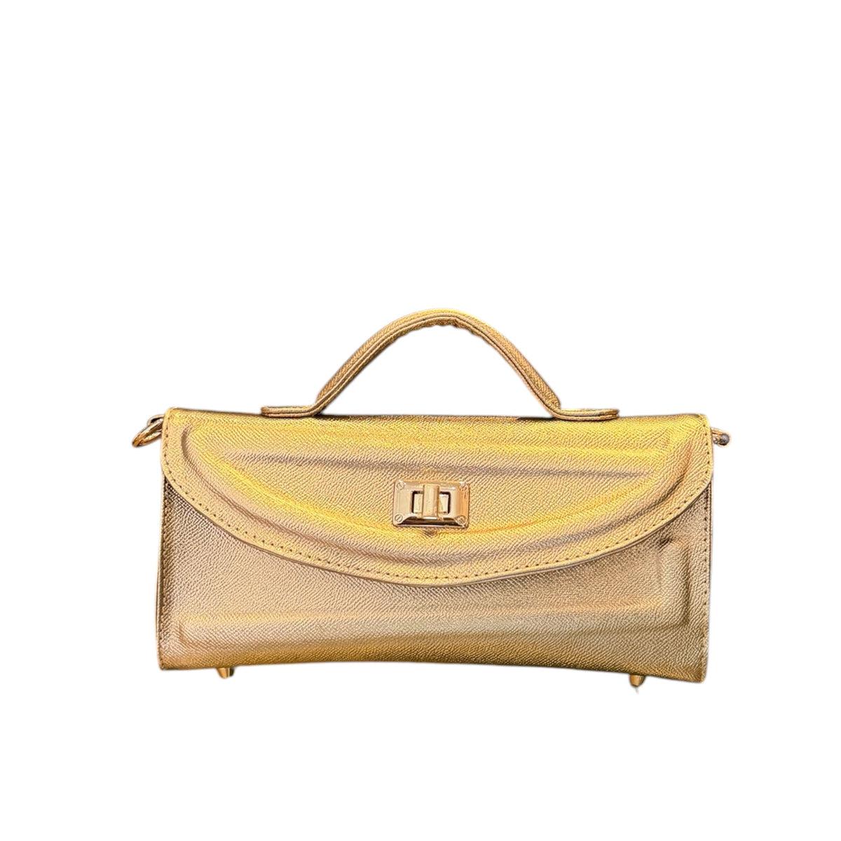 front view Homa of V2 bag Champagne Gold