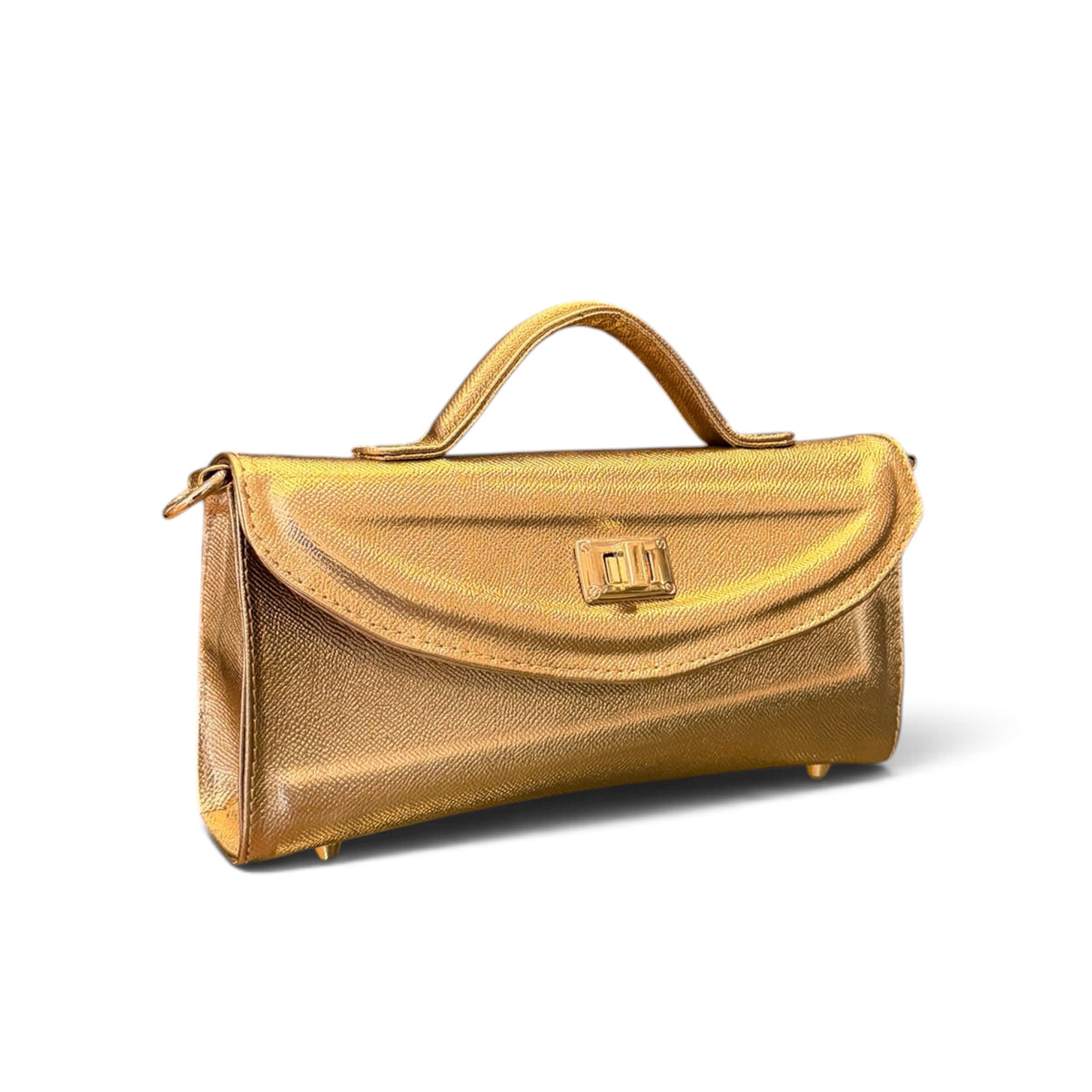 side view Homa of V2 bag Champagne Gold
