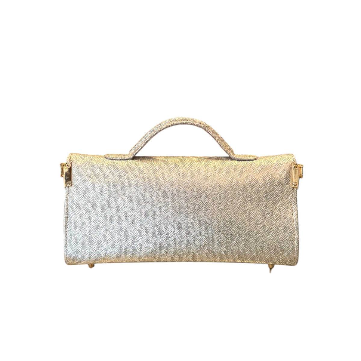 BACK view Homa V2 bag Silver Patterned
