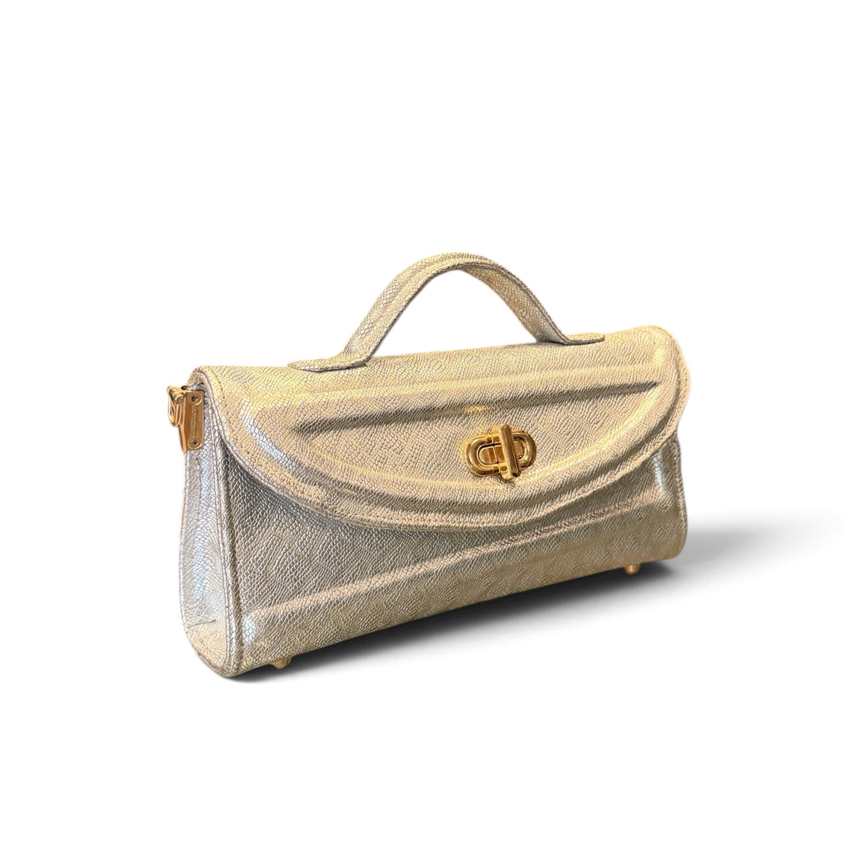 BACK view Homa V2 bag Silver Patterned