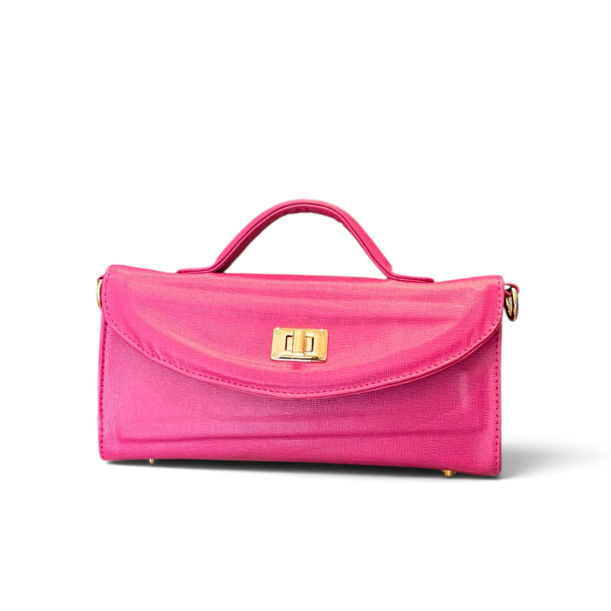 Front view of detail africa Homa V2 bag pink