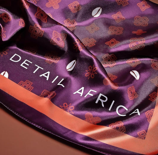 Detail Africa Pink Jituwa Scarf