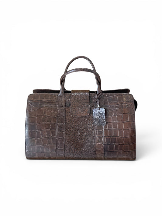 Tourman Duffle Bag - Brown (Croc Skin)