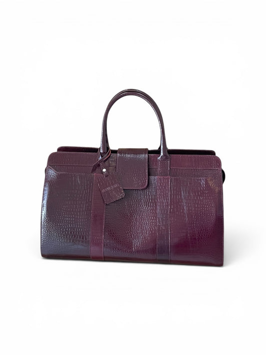 Tourman Duffle Bag - Wine (Croc Skin)