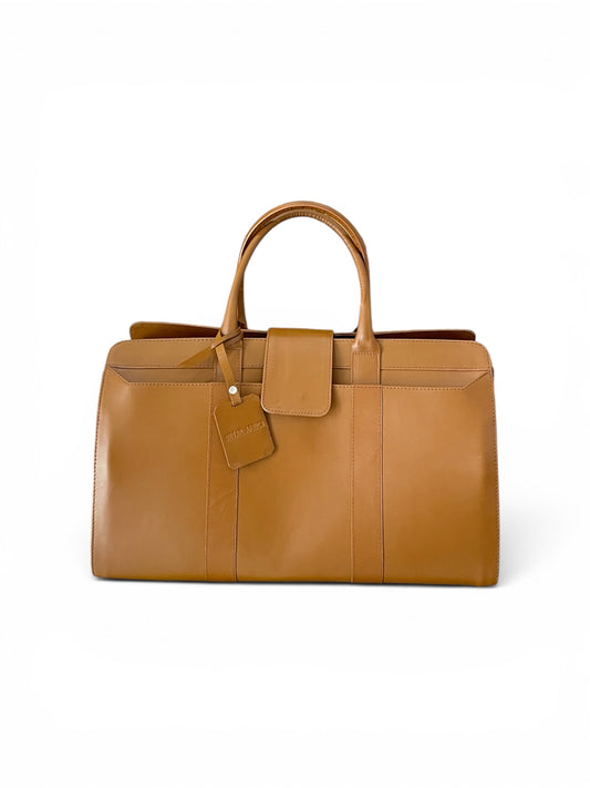 Tourman Duffle Bag Tan in Front View