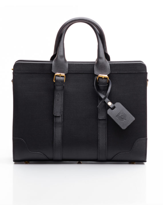 Detail Africa Zusi Black Patterned Briefcase