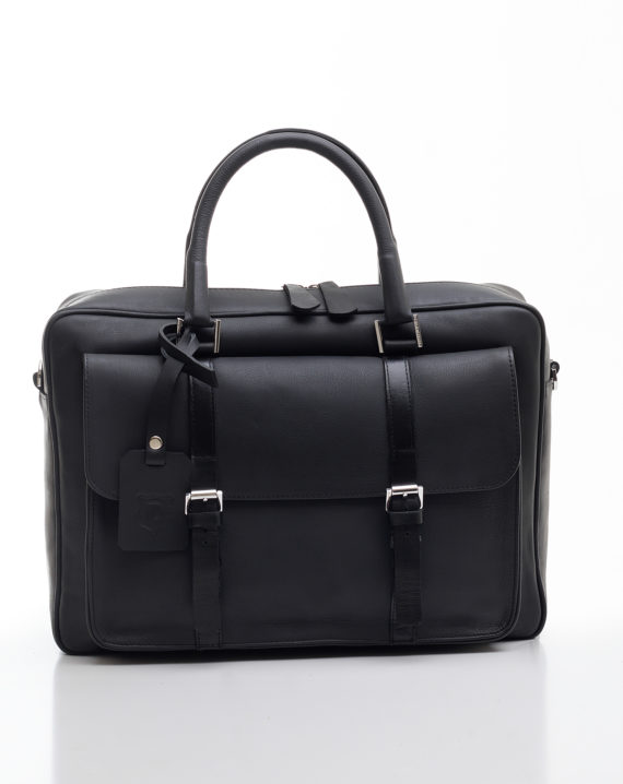 Black Detail Africa Signature Briefcase