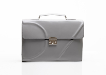 Grey Midi Briefcase