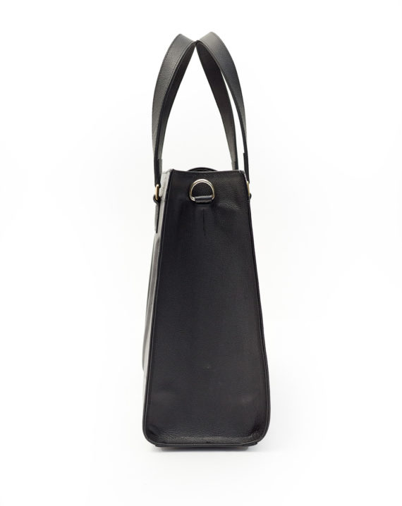 Black maxi tote bag