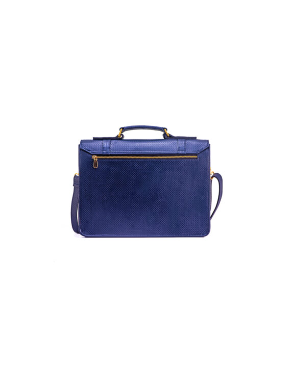 Navy Blue Commuter Business Bag - Image 3