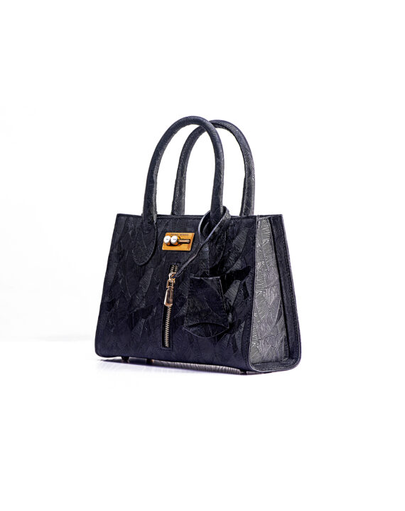 Cleo Hand Bag - Flower Patterned - Image 2