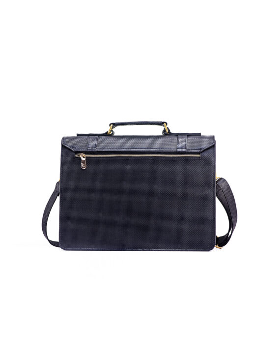 Black Commuter Business Bag - Textured - Image 3