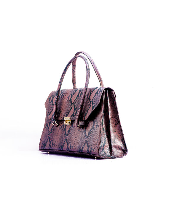 Fome 2.0 Business Bag - Brown Snake Skin Print - Image 2