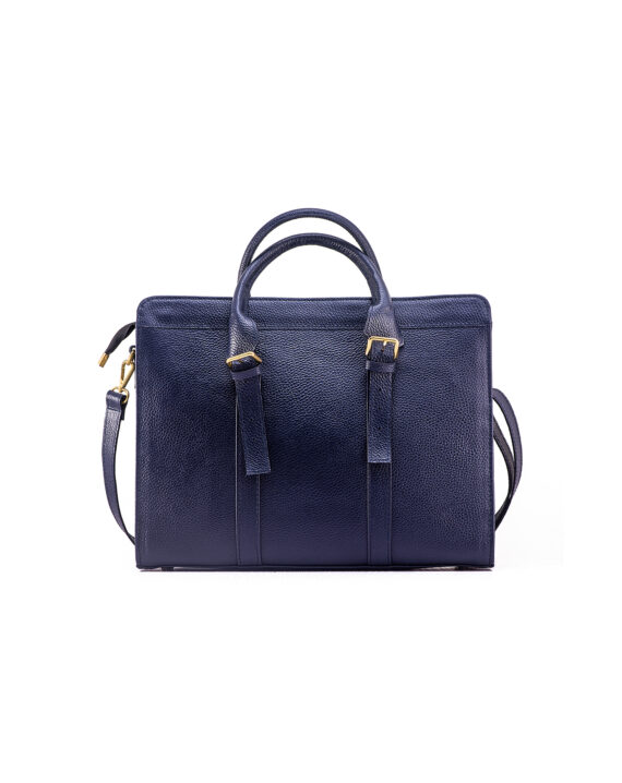 Zusi  Leather Briefcase - Black